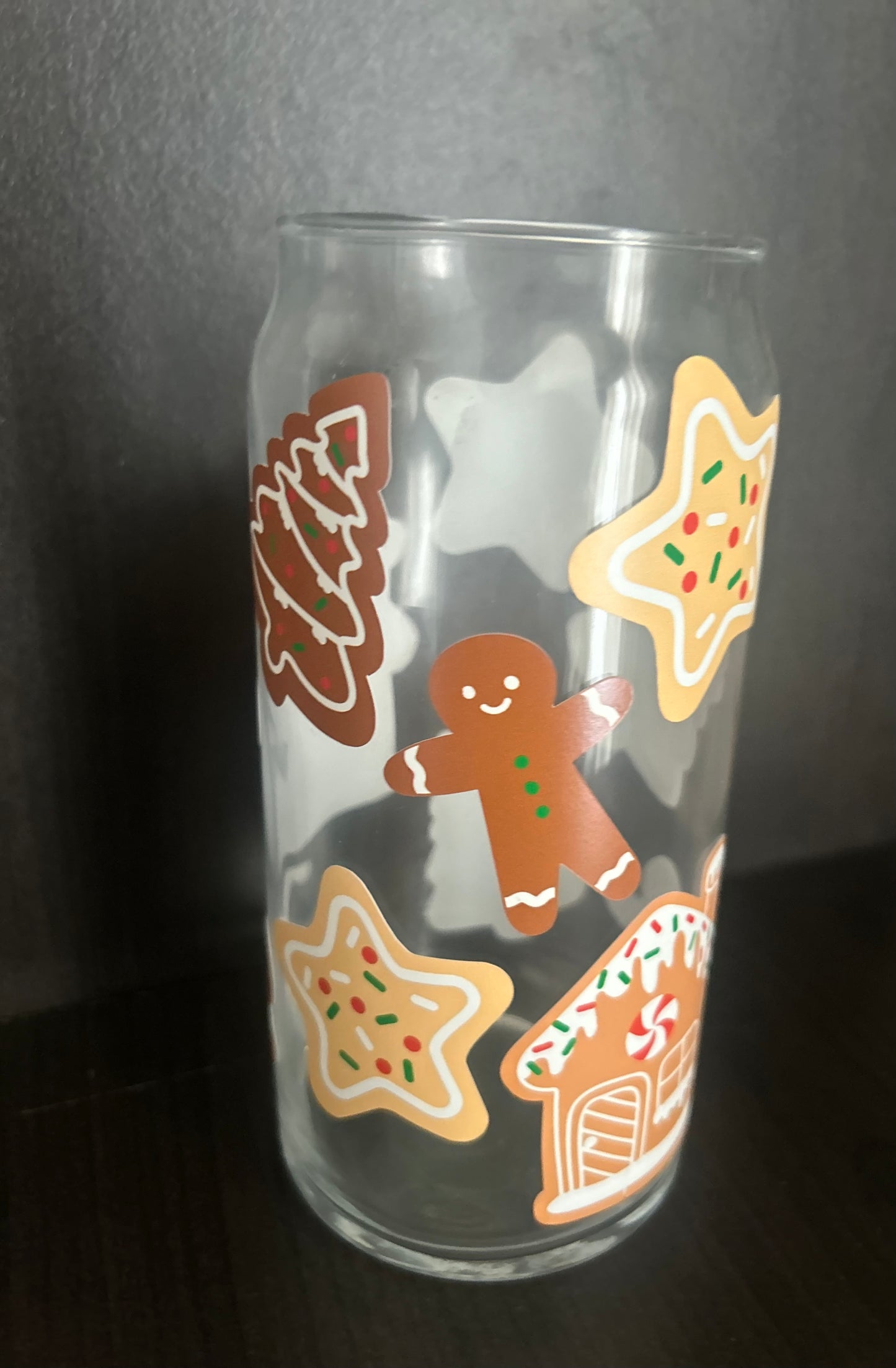 20 oz Glass Christmas Lot
