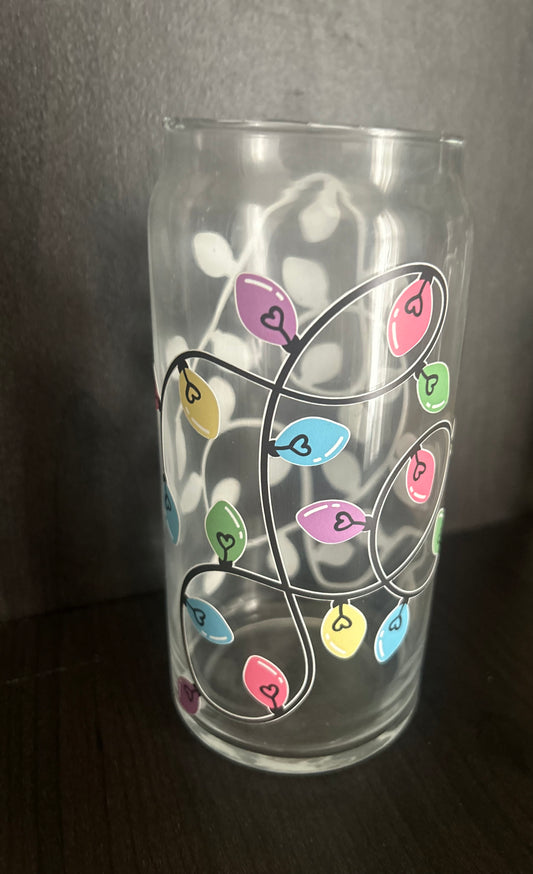 20 oz Glass Christmas Lot